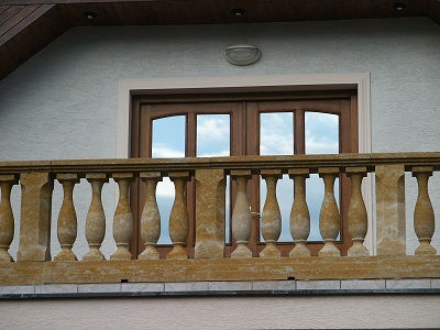 Ukázka realizace balustrád